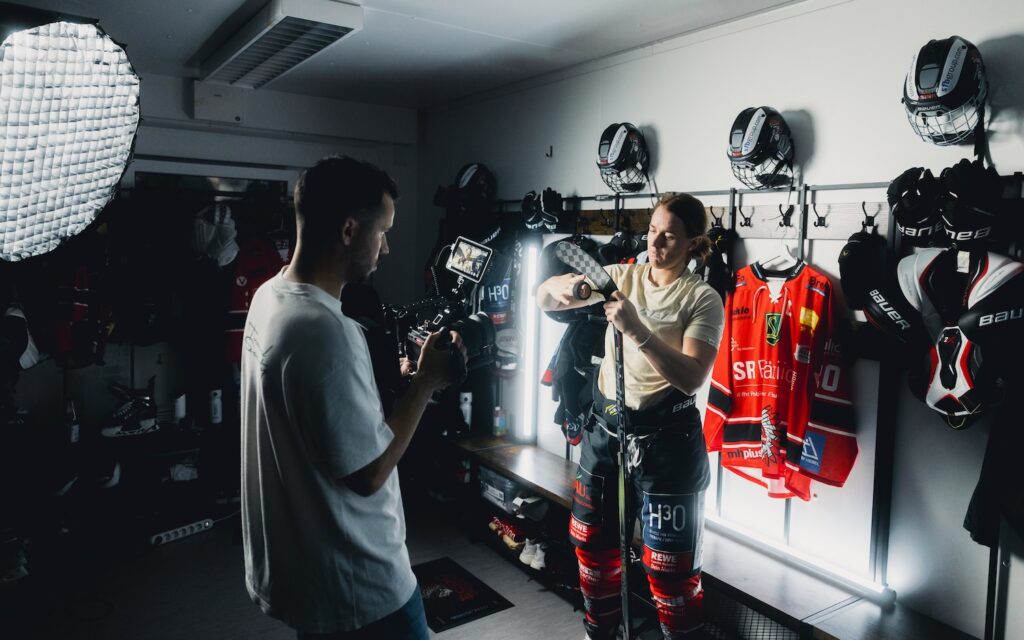 Behind-the-Scenes bei einer Videoproduktion